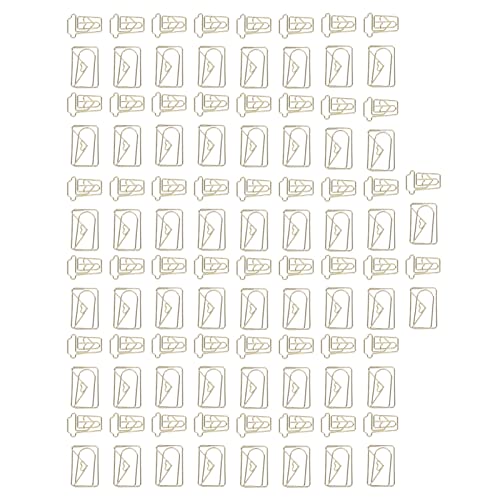 Goldene Büroklammern, Lustige Planerklammern, Umschlag, Kaffeetasse, 100 Stück für die Schule Cover