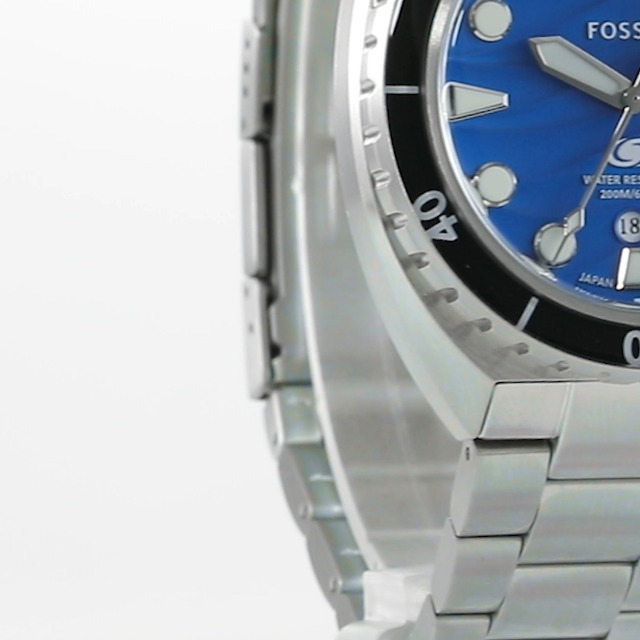 Orologio Breaker a tre sfere con datario e bracciale in acciaio