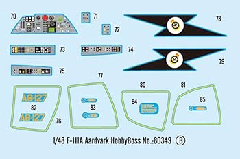 Hobby Boss F-111C Pig 1/48スケール Building the 1/48 Scale Hobby Boss F-111C “Pig” Fighter