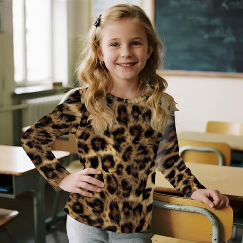 Image of Uourmeti Teens Girls Long Sleeve T Shirts Fall Outfits Boys Active Sportswear Running Tops