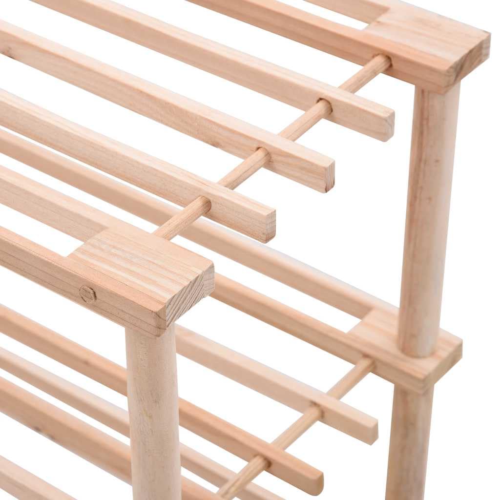 Étagère À Chaussures À 4 Niveaux Pliable, Organisateur De Rangement