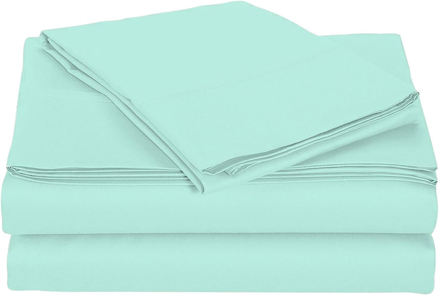 Sleeper Sofa Bed Sheet Set Queen Aqua Blue Solid Sofa Bed
