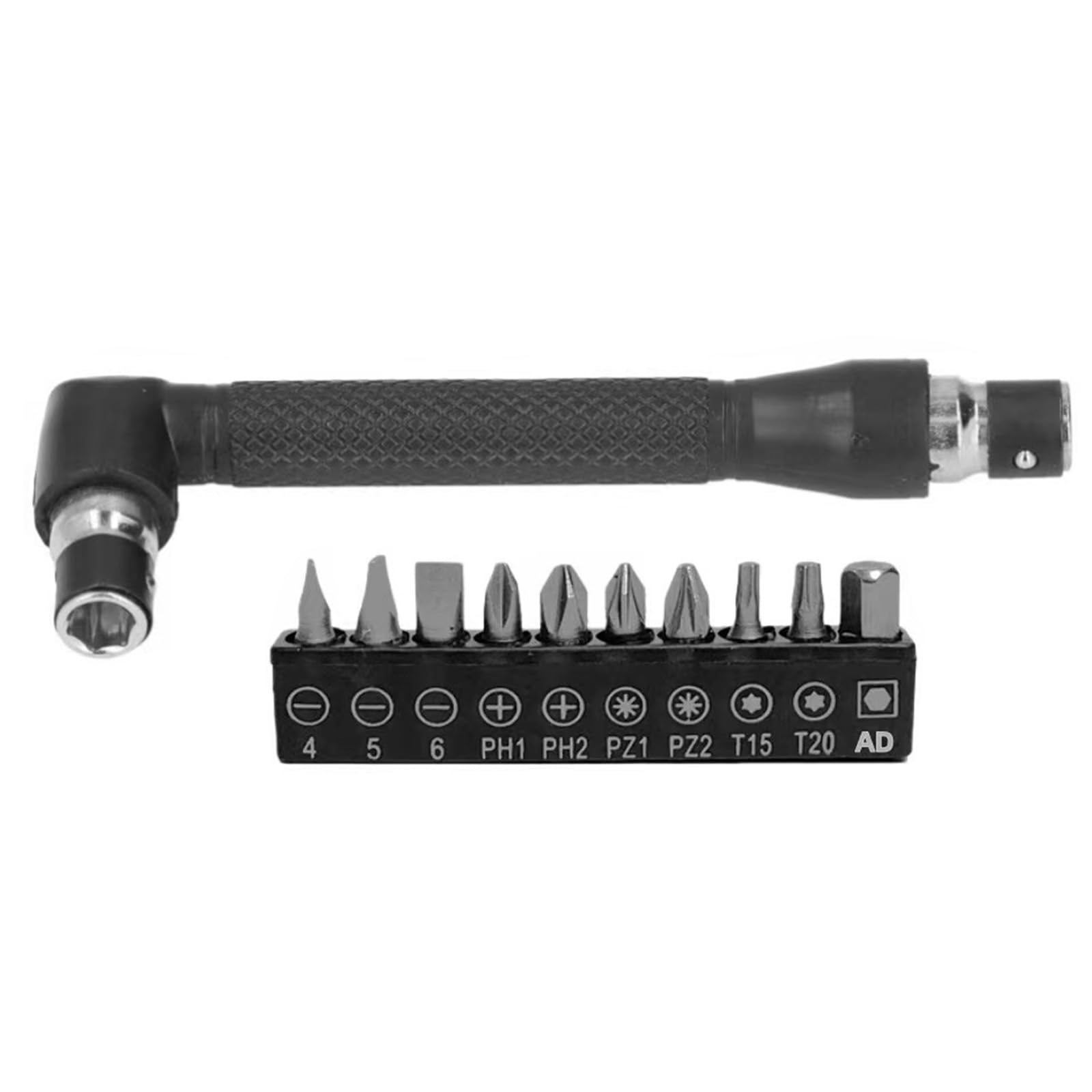 Kahdgss A L Shape Double Head Hexagonal Wrenches Set With 10 Interchangeable Bit For Various Screws Nd Pplications L Shaped Double End Tool