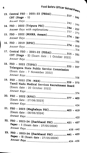 Image of Food Safety Officer - 2025 ( Previous Years' Solved Paper 7th Edition) [Paperback] Dr.Lalita Gaur