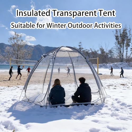Carpa deportiva transparente para 2 personas miniatura 3