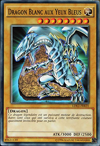 Carte YU-GI-Oh LDK2-FRK01-V3 Dragon Blanc aux Yeux Bleus 2ED/2ST Commune Neuf FR