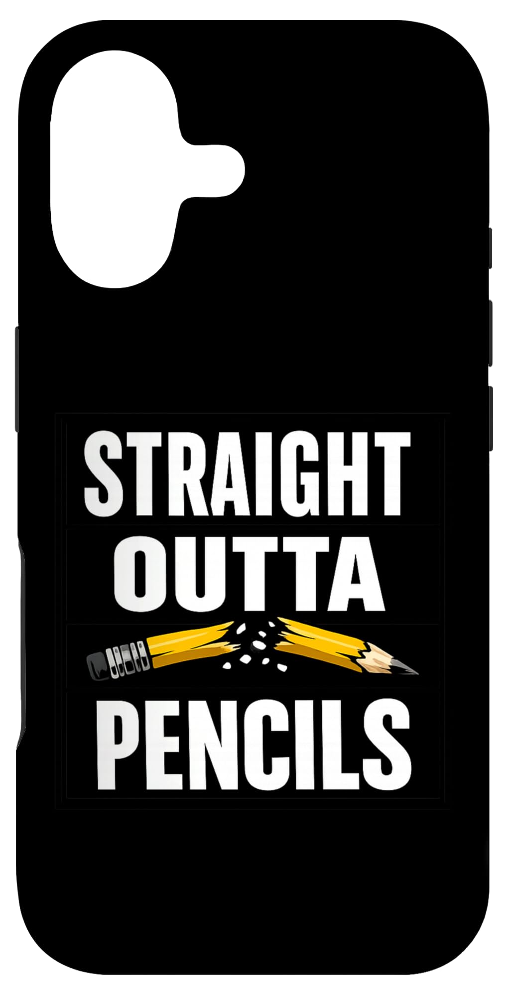 Out of Pencils Again Teacher Humor Classroom Chaos Mode Case for iPhone 17