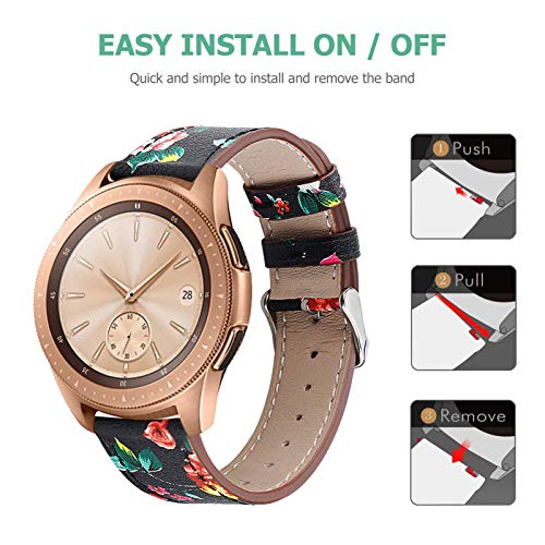 VILLCASE Compatível para Galaxy Sm Vermelho-R810 Faixa de Relógio Inteligente Relógio de Pulso Pulse