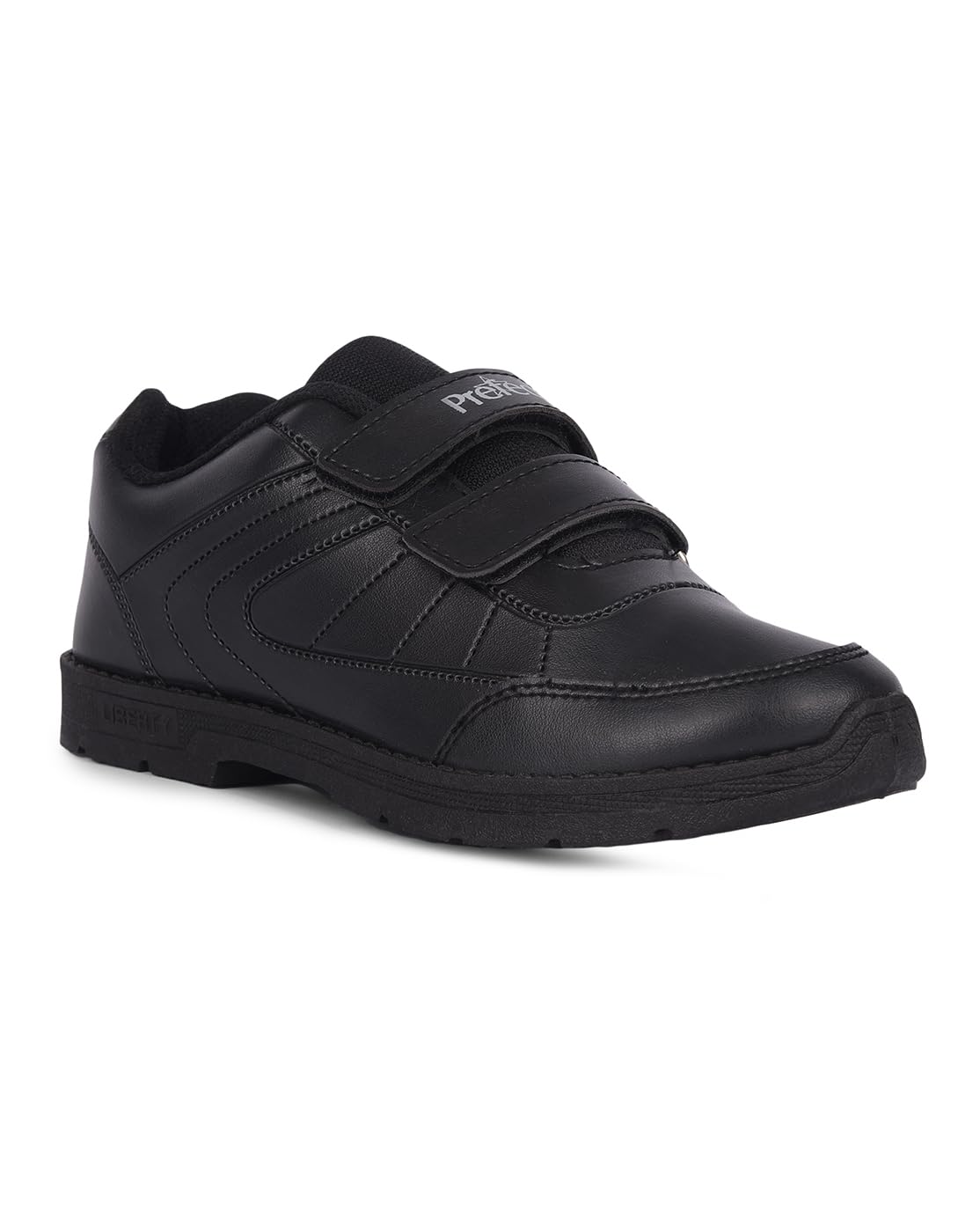 Liberty SCHOOLFUN Unisex School Uniform Shoes | PVC Sole School Shoes for Boys & Girls |Lightweight & Velcro School Shoes for Boys | School Shoes for Kids (12 Kids UK-Black) (B0D1RBTNY5) Amazon Price History, Amazon Price Tracker