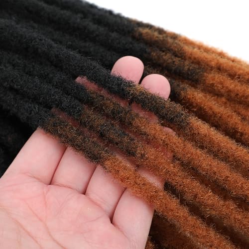DXdixiu Dreadlock Extensions Synthetic Hair 30 Strands 100% Full Handmade Permanent Loc Extension Hair for Women/Men/Kids Daily Wear & Parties (T30 - Image 4