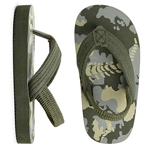 Image of Boys Girls Strap Flip Flops Sandals Cute Cartoon Unicorn Shark Toddler Flip Flop Kids Pool Beach Flat Slide Summer Water Shoes