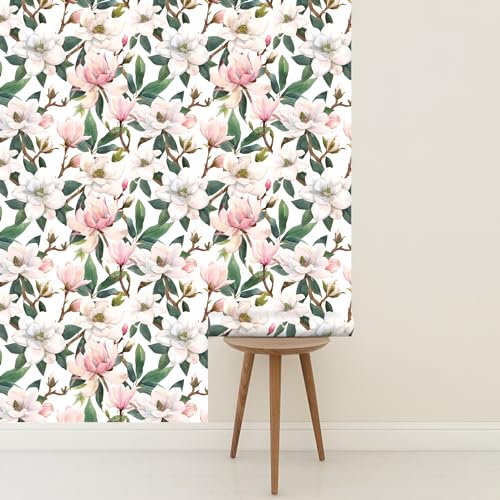 Papier peint floral vintage autocollant pour masquer les défauts - 6