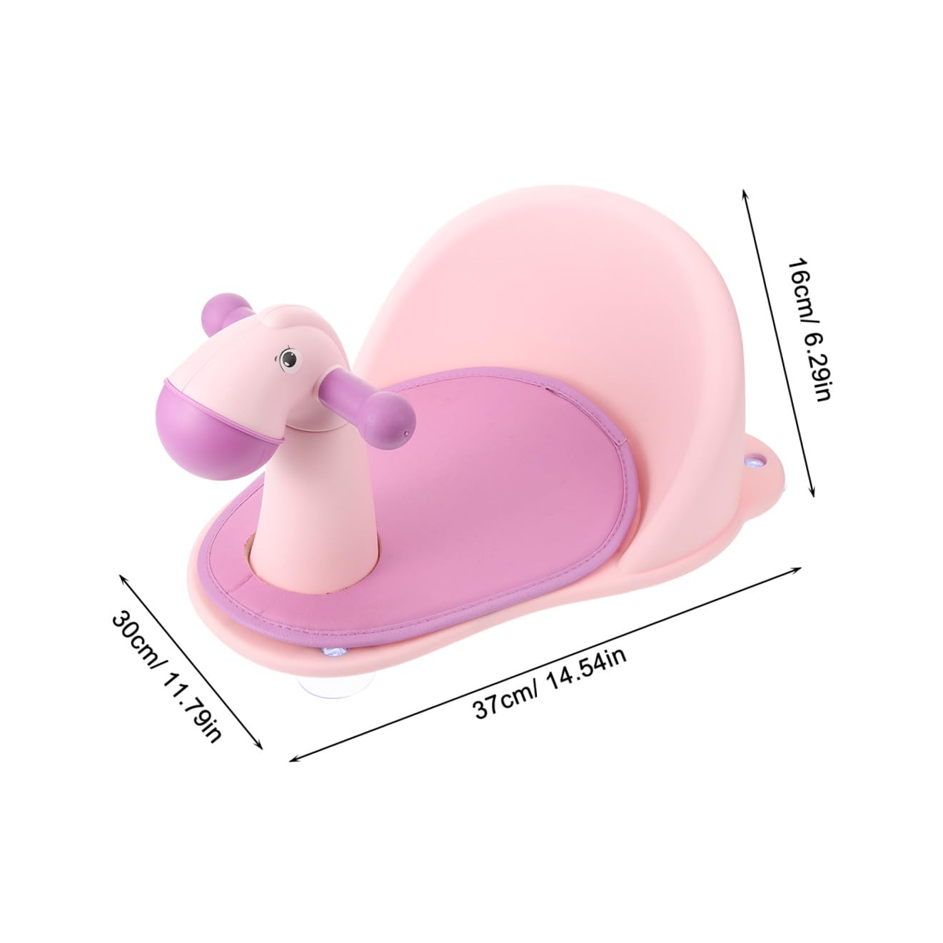 Toddmomy Silla de Baño para Ñiño Recién Nacido Diseño Antideslizante de Pp y Respaldo Reposabrazos para Baño en Bañera en Familia