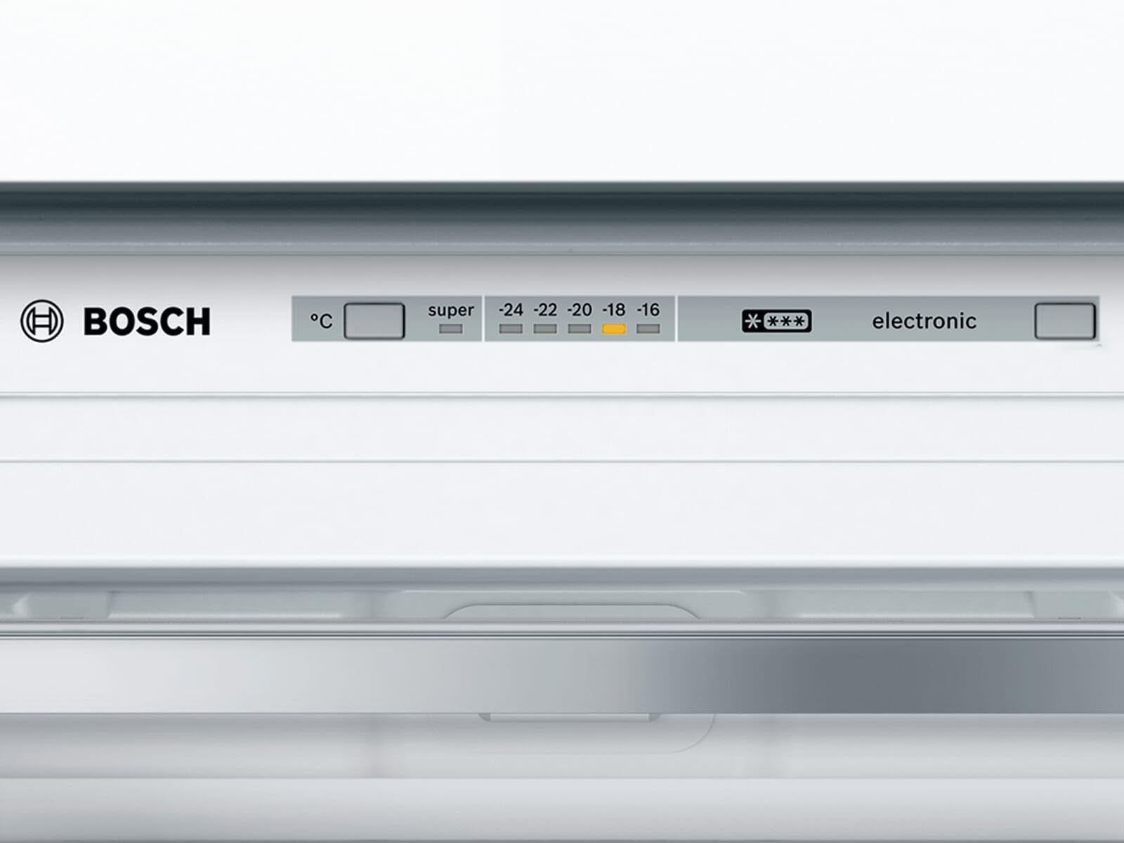 Bosch Hausgeräte GIV11ADC0 Serie 6 - Congelador empotrado A+++, 95 kWh/año, 70 L, LowFrost, FreshSense, 72 x 56 (EEK C) | Fabricado en Alemania, menos formación de hielo, 3 cajones transparentes, congelación rápida, señal de alarma acústica