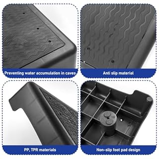 YEXEXINM Dog Training Place Board with Non-Skid Surface, Dog Platform for Training, Portable Dog Agility Platform, Dog Training Stand, Dog Training Equipment Suitable for Small Dogs, 17x13x3.14Inch