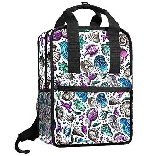 Sac à dos garçon confortable à bretelles réglables motif lama