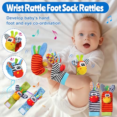 50% Off Baby Rattles Teething Toy Set for 0-6 Months - Image 8