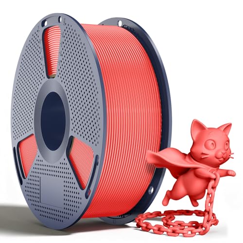 Image of SUNLU PLA+2.0 Filament 1.75mm, Upgraded Tougher & Stronger PLA Plus for 3D Printers, Smooth & Neatly Wound, ±0.02mm Accuracy, 1KG Spool (2.2lbs), Cherry Red