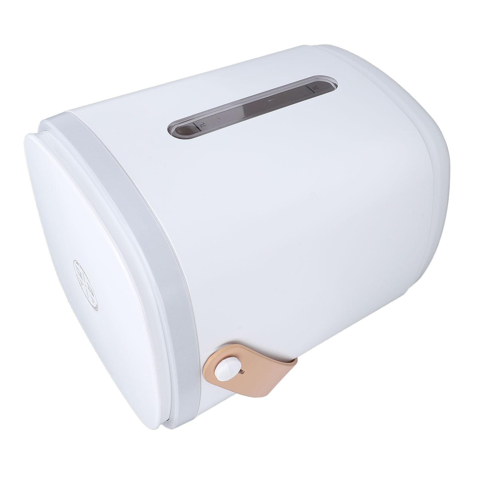 Contenitore per la Conservazione del Riso Sottovuoto, Grande, Portatile, da 8 Litri, per la Domestica, con Design Sigillato e Misurino (Grigio)