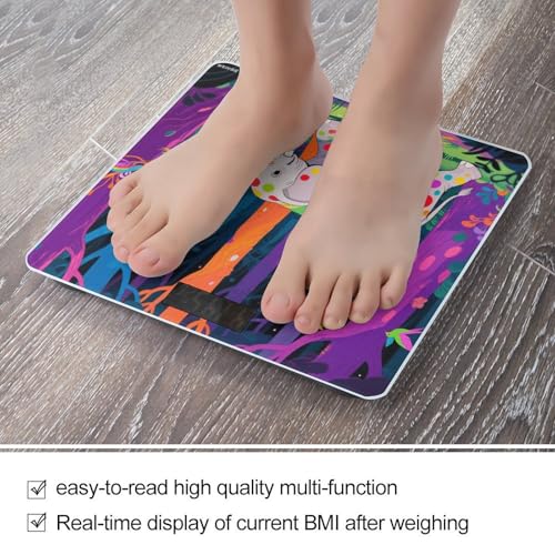 Báscula digital Colorful Forest Elephant para baño hasta 400 lb miniatura 5