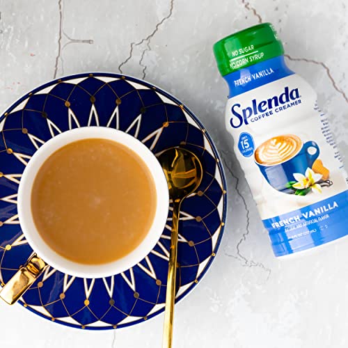 Image of SPLENDA Sugar Free, Low Calorie French Vanilla Coffee Creamer, 8 Fl Ounces Each Bottle (Pack of 12)