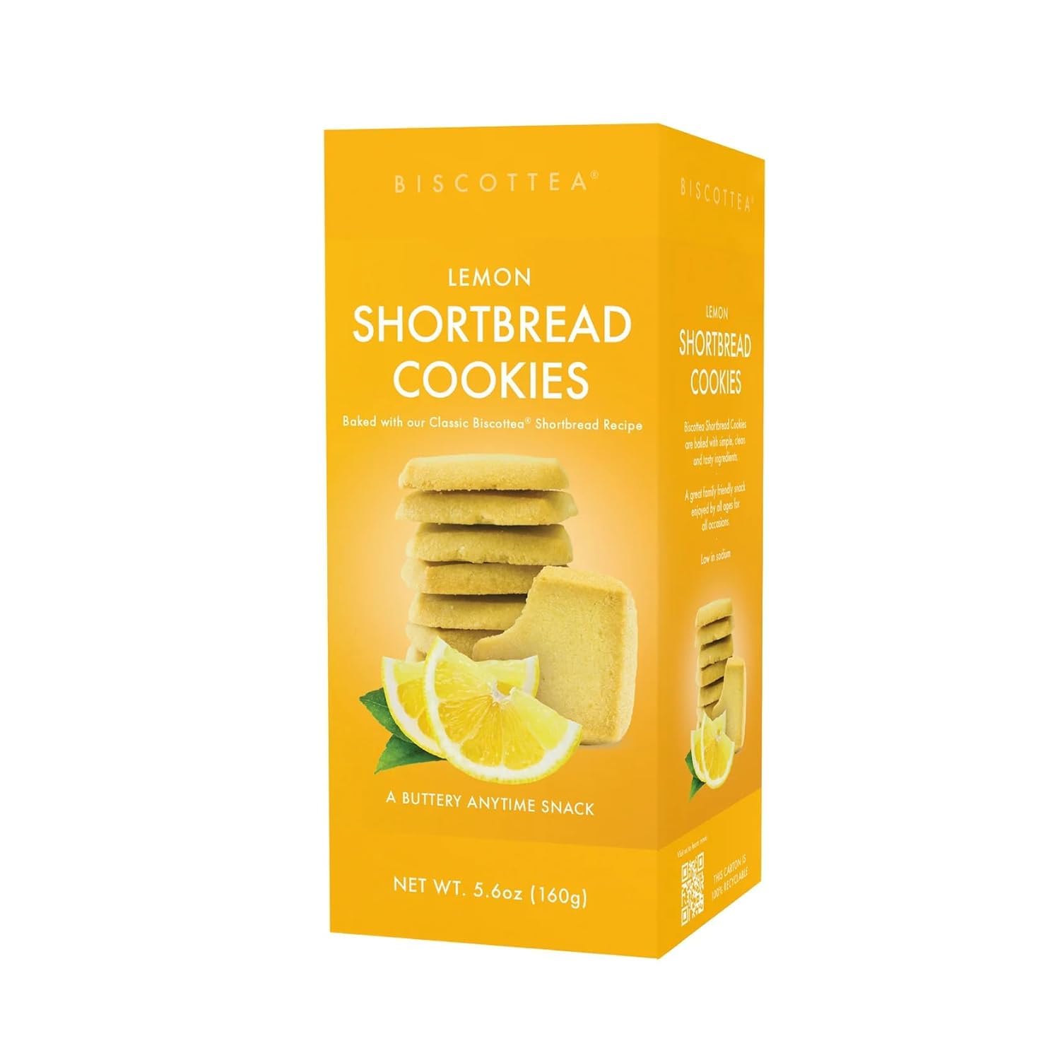 Amazon.com: BISCOTTEA Shortbread Cookies (8 Cookies) (Lemon