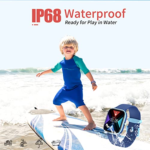 HENGTO Fitness Tracker für Kinder, IP68 wasserdichter Aktivitäts Tracker, Schrittzähler, Herzfrequenzmesser, 19 Sport Gesundheitsmodi, tolles Kindergeschenk für Teenager - Image 7