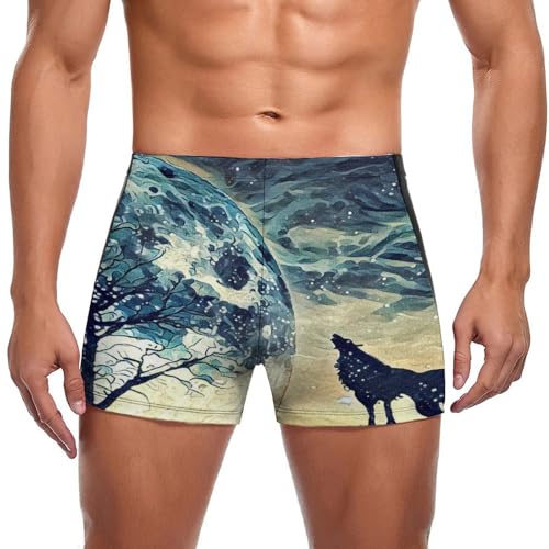 Swim briefs swimming trunks boxer short de bain homme