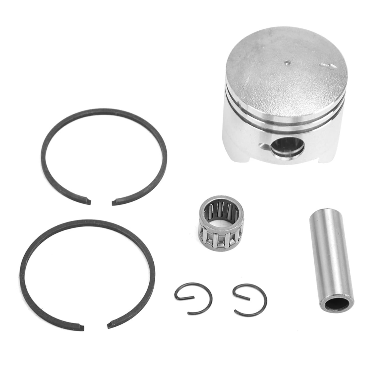 49cc 2 Stroke Moto Engine Parts 44mm Quad Piston and Rings Set with 12mm Pin for Bike Replacement Stable Performance Construction