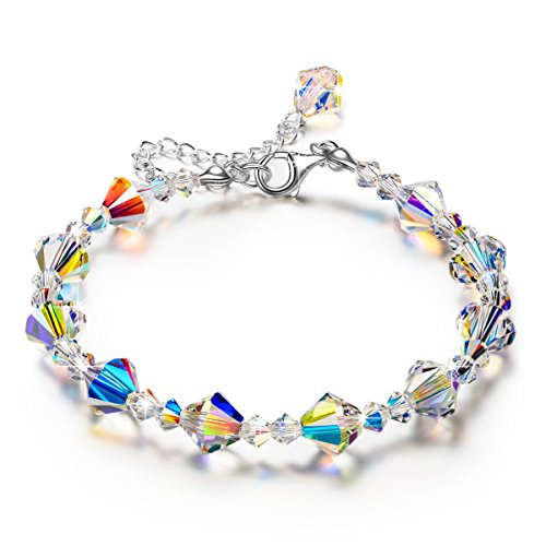 LADY COLOUR women Crystal Bracelet for Her Aurora Crystal...