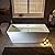 WOODBRIDGE BTA1512-BG-Drain &O BATHTUB, With Brushed Gold Drian