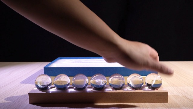 Image of 3d Crystal Ball Solar System Crystal Ball with Led Lamp Base - Best Birthday Science Gifts For Man Teacher Boy Kids Girls Men - Galaxy Jupiter Saturn Moon Earth Solar System Space Astronomy Gifts