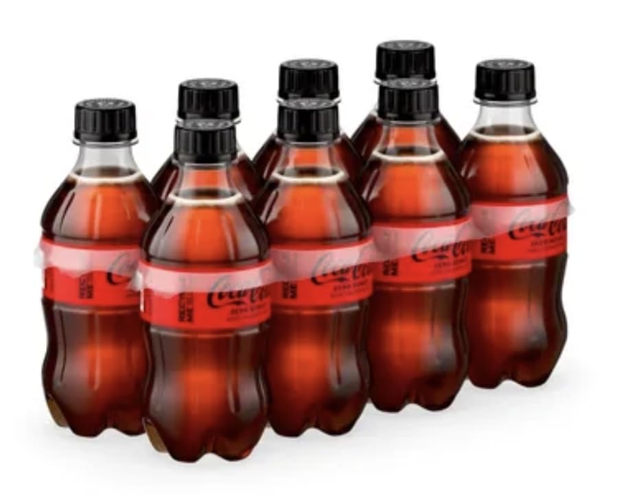 Coca-Cola Zero Bottle, 12 Ounce, Pack of 24