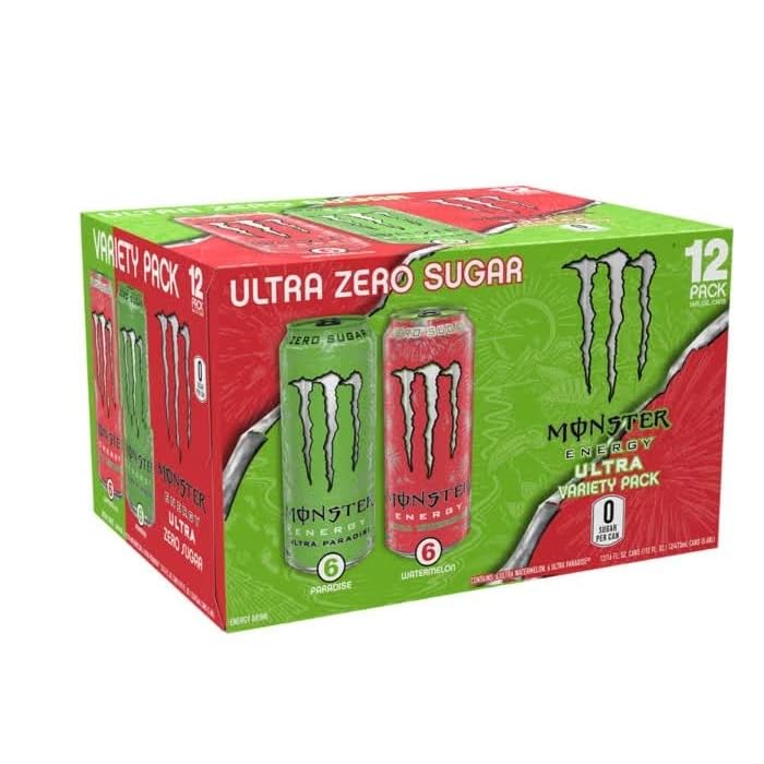Buy Monster Energy Drink Ultra Paradise and Ultra Watermelon, Variety