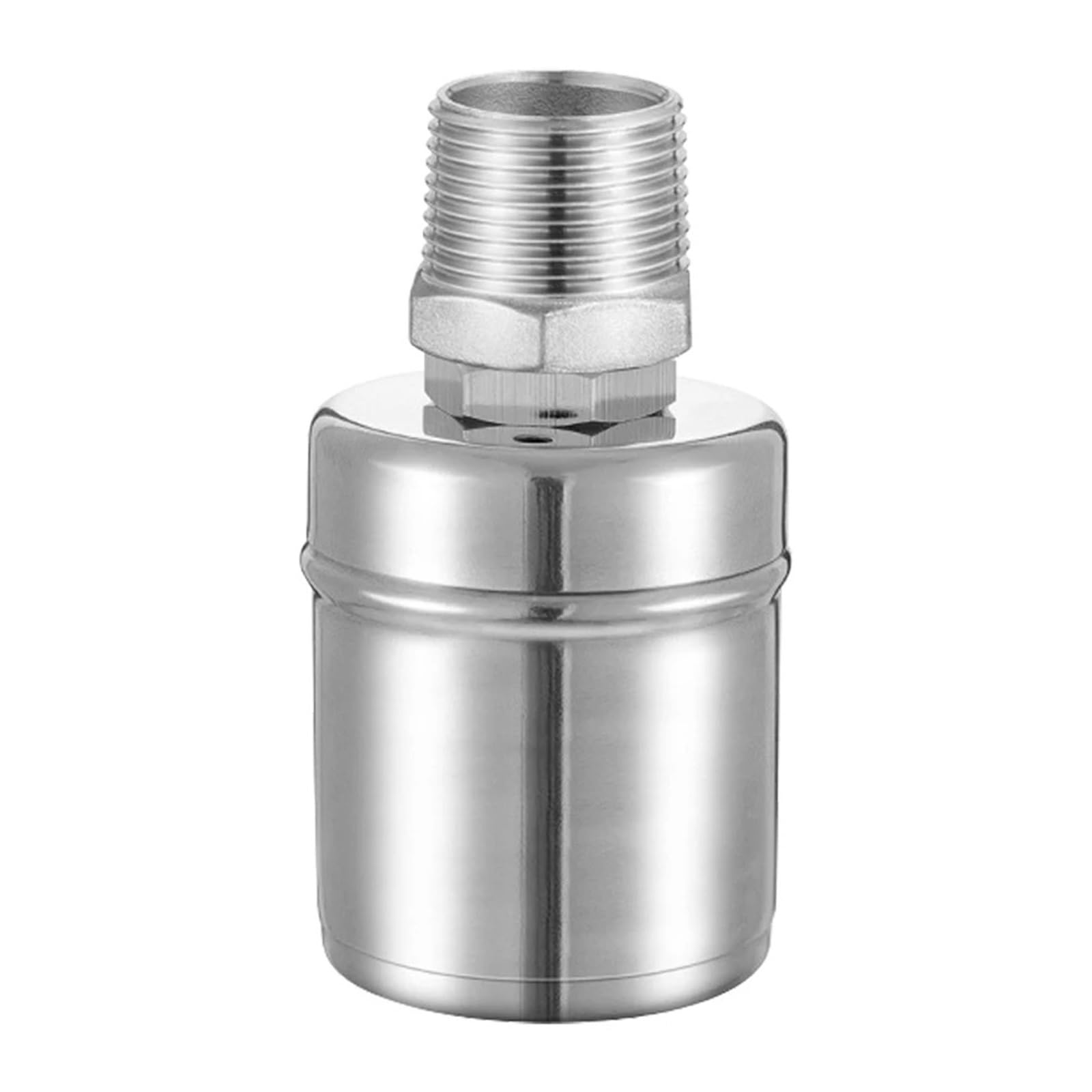 Lxlaeoang 3/4 Stainless Steel Float Valve 1/2 1Inch 0 Stainless Steel Floating Ball Valve Automatic Water Level Control Auto Shut Off For Tank/Pool(",Side Water Inlet)