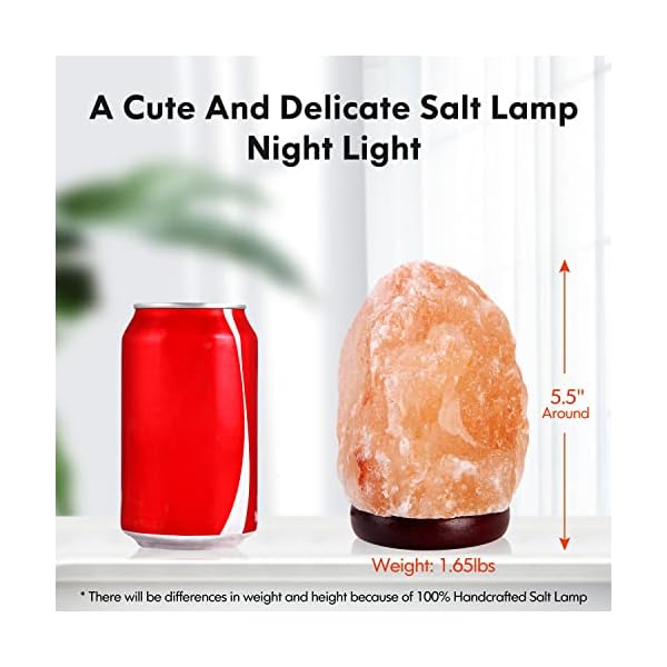   55-Inch-Himalayan-Salt-Lamp-Night-Light-with-Remote-Control-Upgraded-16-Colors-Changing-4-Light-Modes-LED-USB-Salt-Rock-Lamp-Natural-Crystal-Pink-Mini-Small-Salt-Lamp-for-Home-Decor