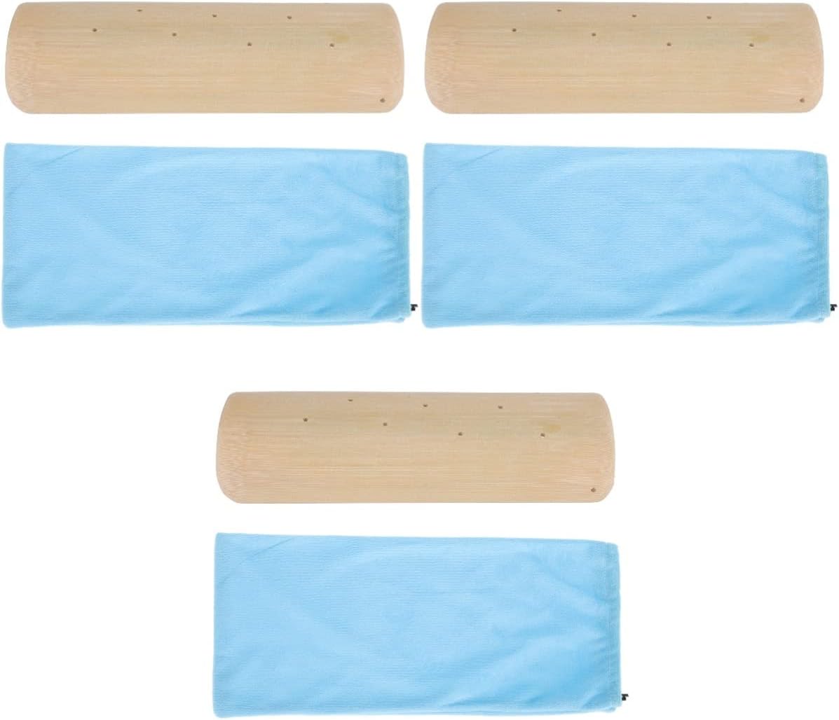 Beaupretty 3 Piezas De Madera Y Cubierta De Tubo En Forma De U Rígida para Baño Ortopédico Refuerzo Lado Hogar Creativo En Forma De U En Forma De U Hombro para Dormir para Vértebra Estómago
