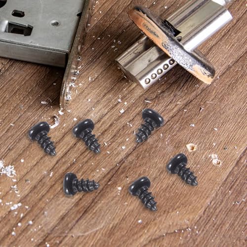 Kit de tornillos autorroscantes LIFKOME 601 piezas acero carbono miniatura 4
