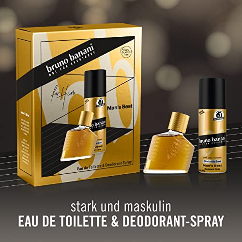 bruno banani Geschenkpackung Mans Best Eau de Toilette 30ml + Deo Body Spray 50ml – Ansicht 6