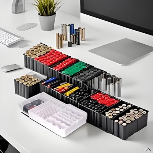 Organizador de batería para un garaje ordenado y gestión de celdas 3