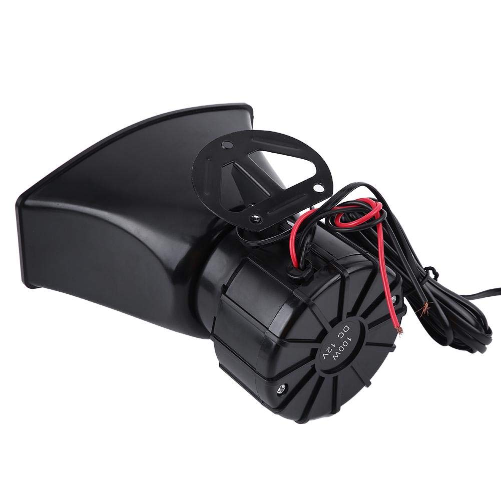 Altavoz para automóvil, 7 sonidos Altavoz o para automóvil 12 V Universal Altavoz automático para automóvil Sirena bocina Sirena advertencia automóvil Sirena de advertencia emergencia