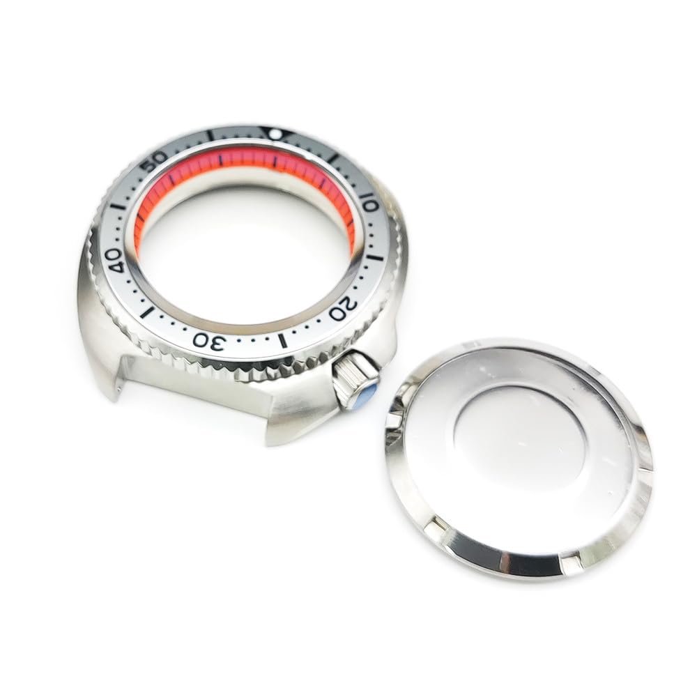 43,5mm Poduszka Koperta Zegarka Kit, 4.2 Korona Pasuje dla NH35 NH36 Mechanizm, Zamiennik Zegarek Modyfikacja Części dla Seiko Prospex Turtle