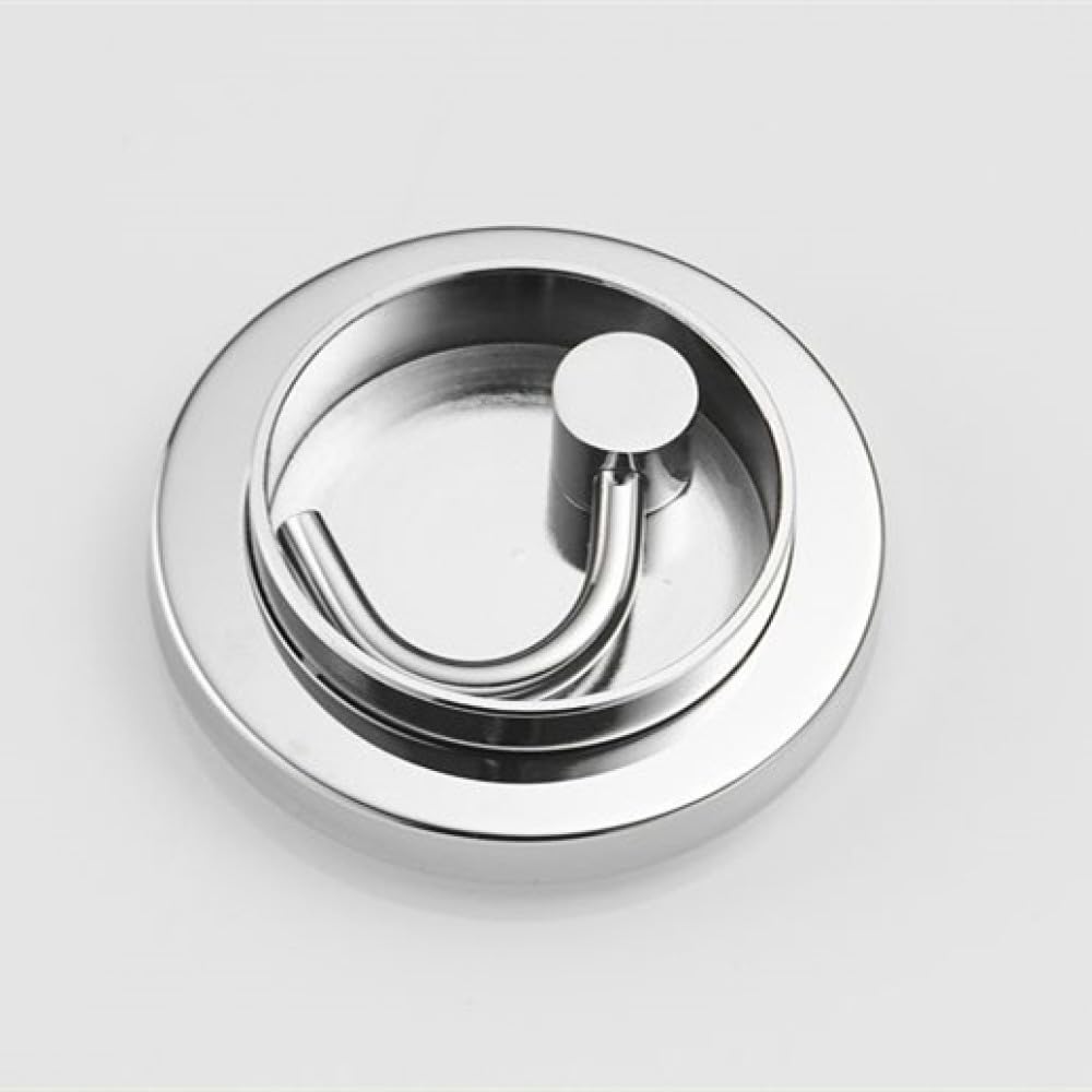 Ganci per accappatoio oro/nero Ganci per asciugamani da bagno in acciaio inossidabile Porta abiti Appendiabiti Ganci pieghevoli da cucina, Nero.