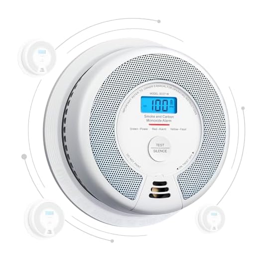X-Sense Détecteur de Fumée et de Monoxyde de Carbone Interconnecté sans Fil avec Pile d’une Durée de Vie de 10 Ans, Portée de Transmission Supérieure à 250 m, SC07-W, Lot de 1
