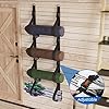 Camping Chair Wall Storage For Garage. This Organizer System Holds 4 Chairs Simple Easy Wall Mount For Garage Organization