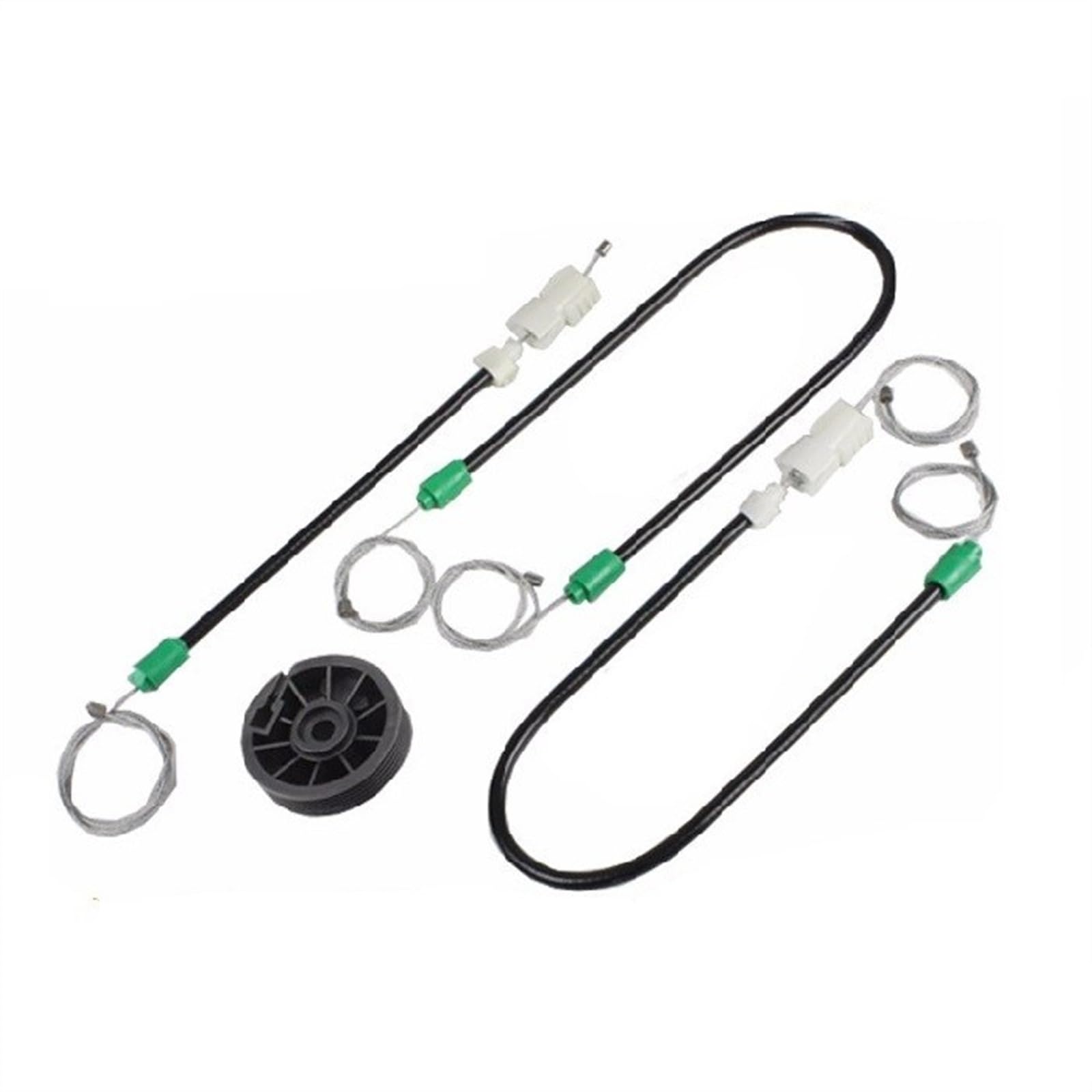 GICOXD for Qashqai 2002-2016 Window Regulator Repair Cables and Roller Front-Right Window Regulator Bracket