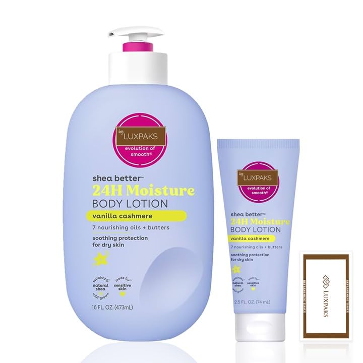Reinigungstuch gebündelt mit E.O.S Vanilla Cashmere Body Lotion Set volle Größe + Reiselotion von Luxpaks
