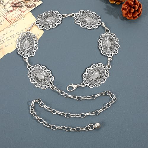 Kids Metal Waist Chain Belt Fashion Cute Body Belly Link Belt Chain for Girls Dress Skirts3