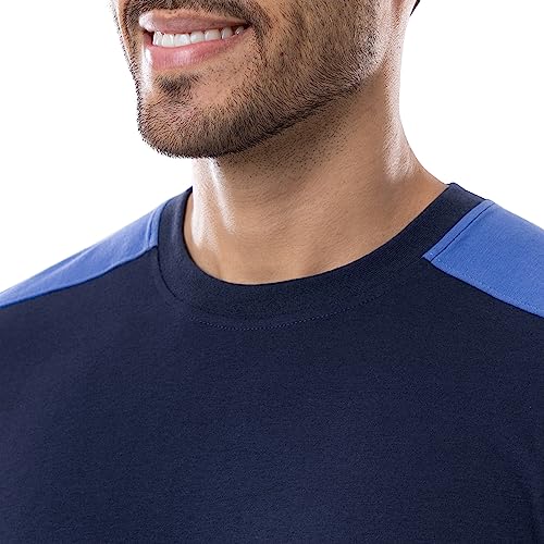 IZOD Men's Cotton Polyester Sueded Jersey Knit Short Sleeve Sleep Lounge T-Shirt3