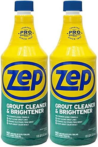 Zep Grout Cleaner and Brightener - 32 ounce (Pack of 2) ZU104632 - Deep Cleaning Pro Formula